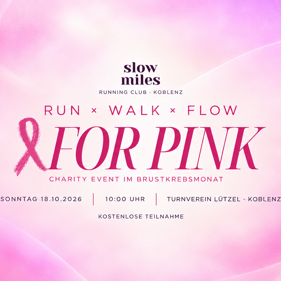 RUNxWALKxFLOW for PINK