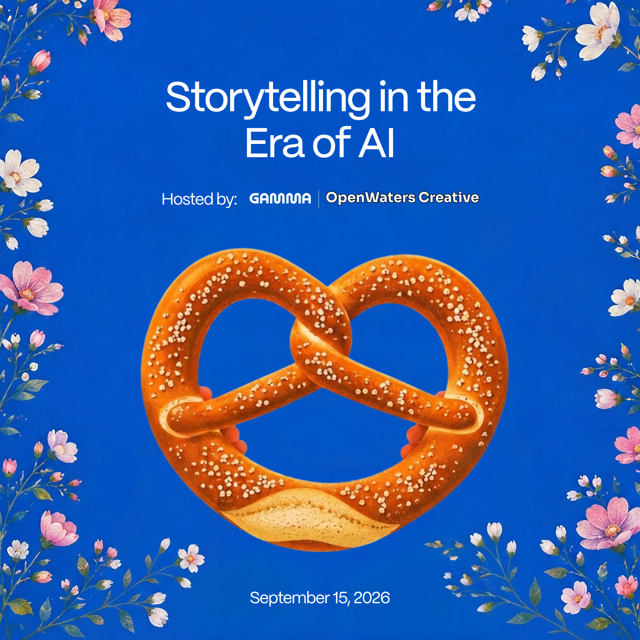Panel on Storytelling in the Era of AI - After-work drinks, chat & fun