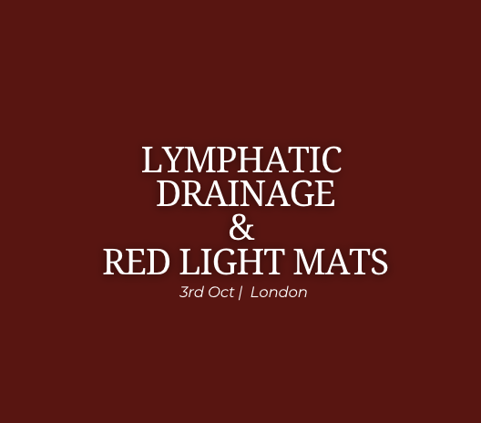 Lymphatic Drainage on Red Light Mats