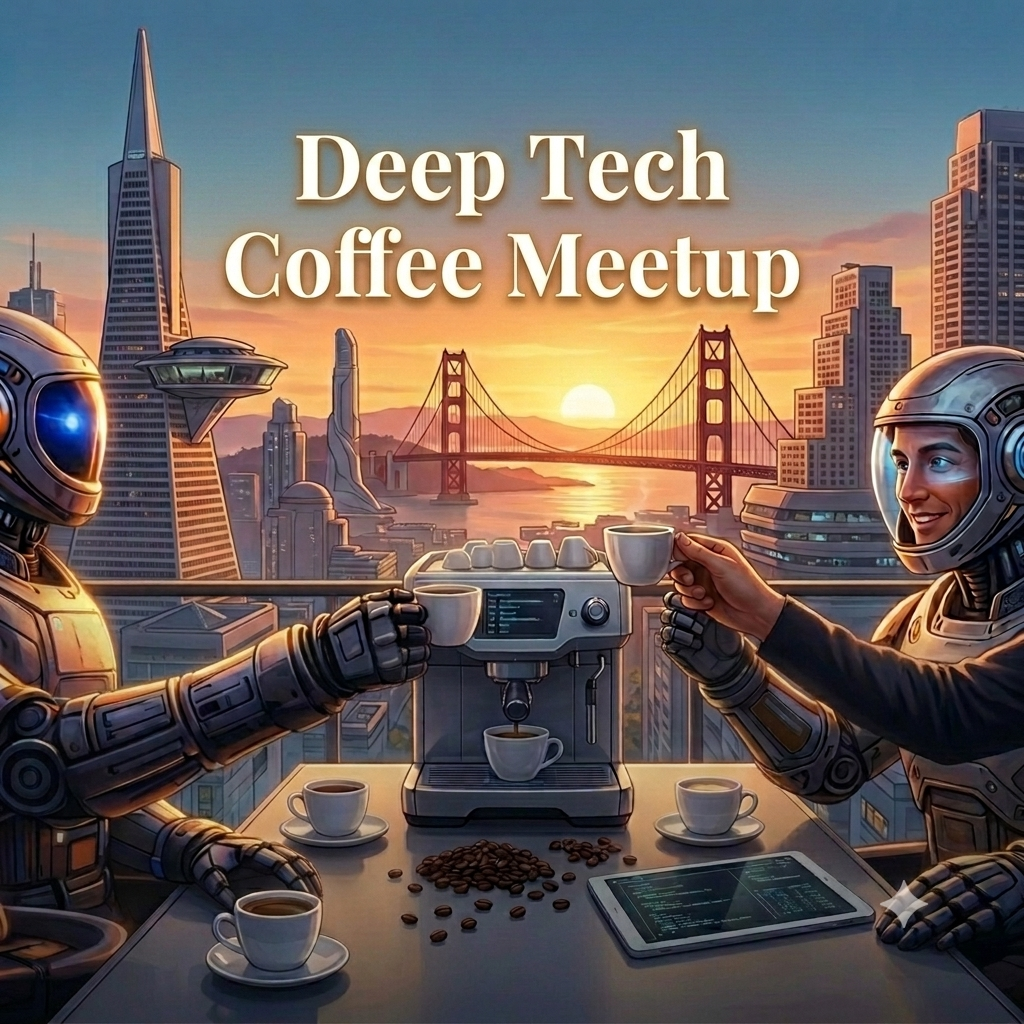 Cover art for #The SF Grind: Deep Tech Week Coffee Meetup — San Francisco, California