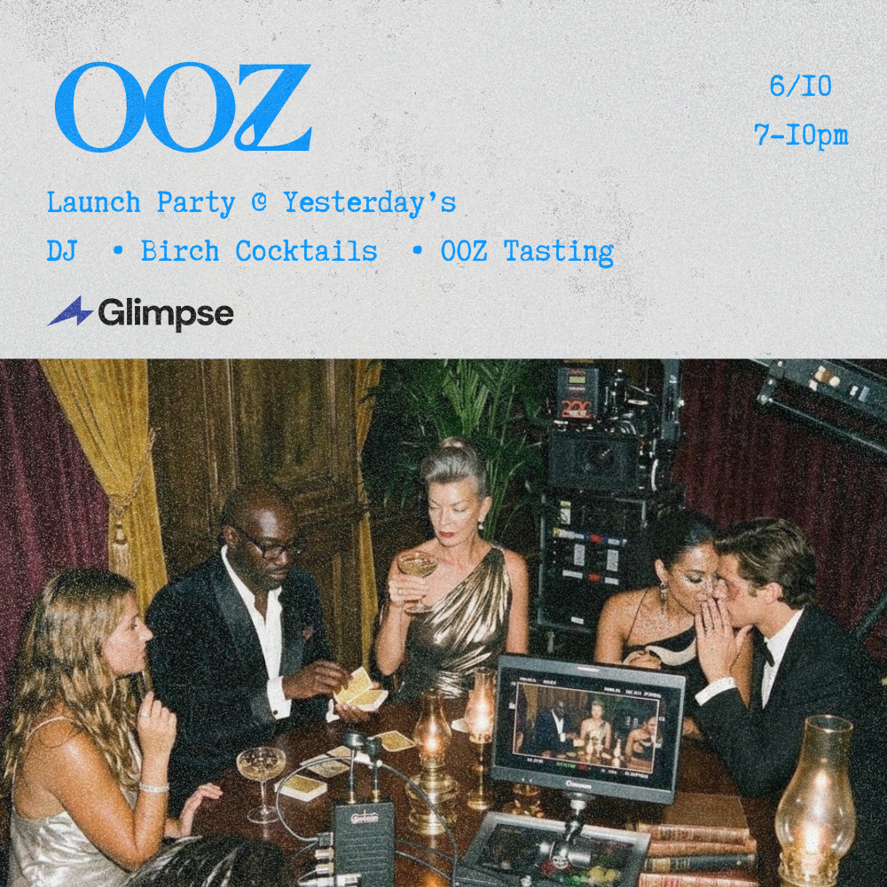 Cover art for #OOZ Launch Party x Glimpse (BevNet Afterparty) — Yesterday's