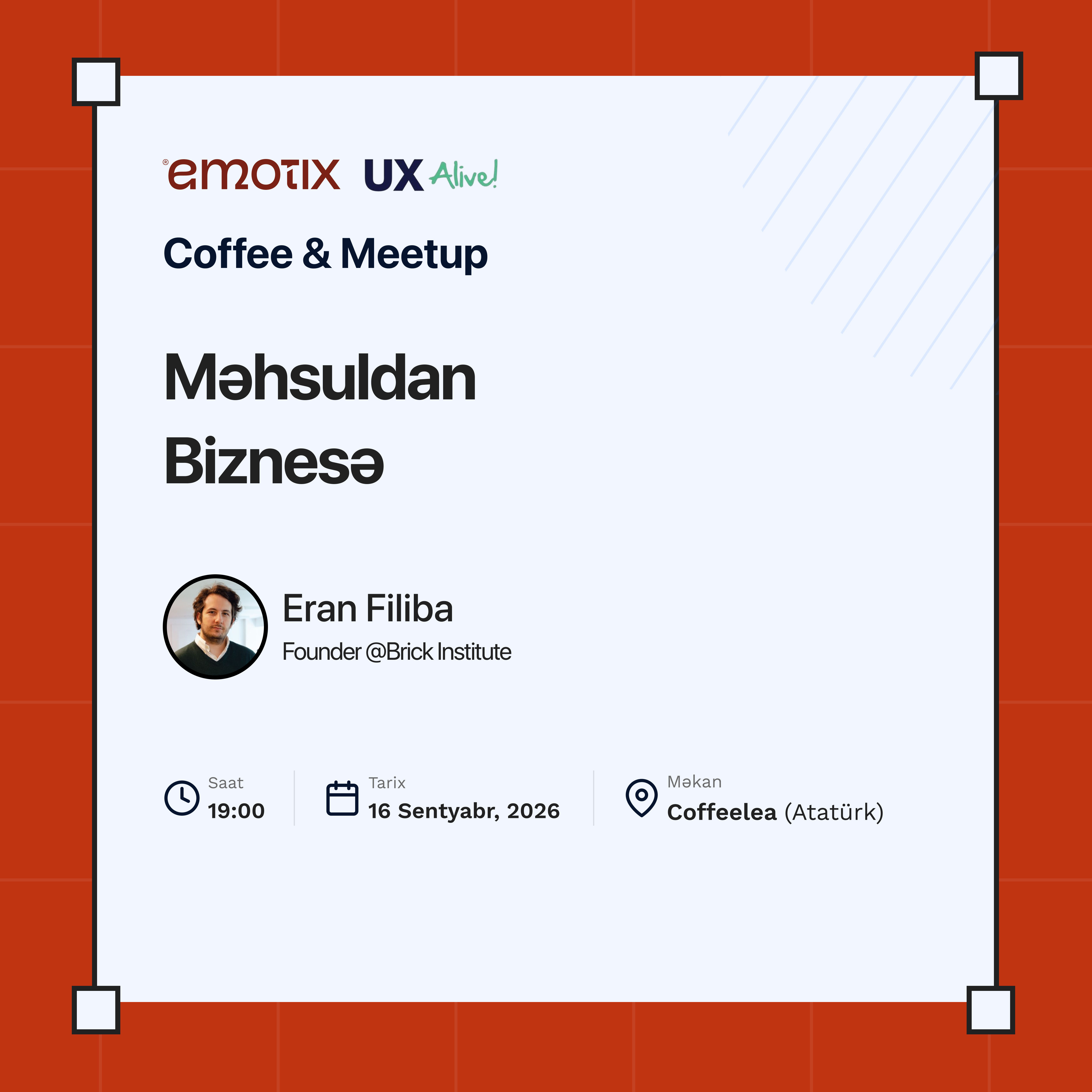 #8 CoffeeMeet with Eran Filiba - From Product to Business