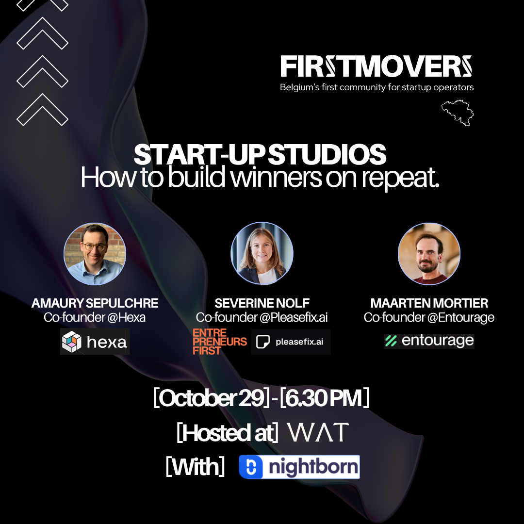 FirstMovers | Startup Studios: How to build winners on repeat