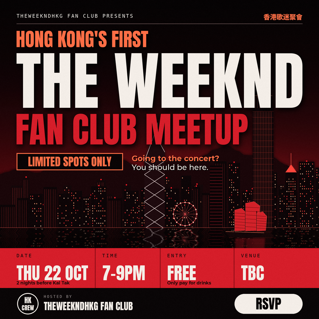 The Weeknd Fan Club Meetup