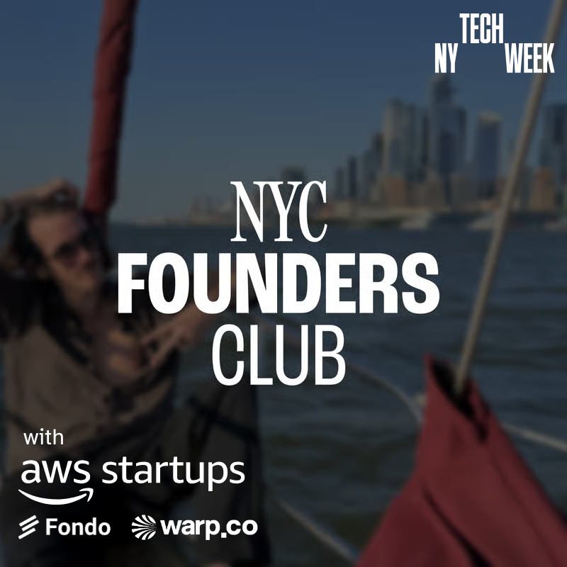 Cover art for #NY(SEA): Tech Week Founder Boat Party — New York, NY
