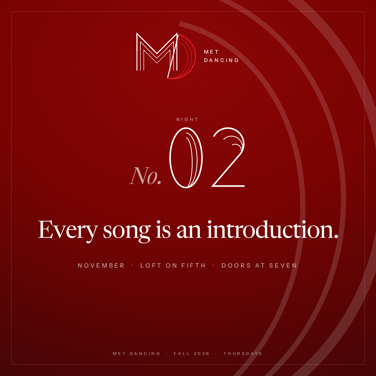 Met Dancing · No. 02