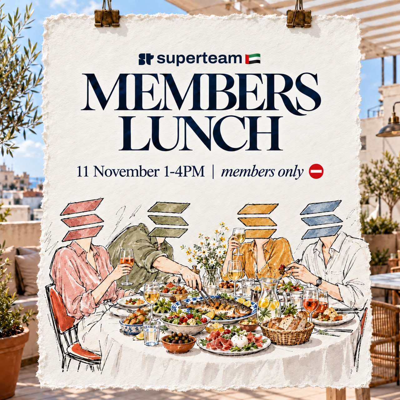 Superteam UAE Members Lunch (MEMBERS ONLY)