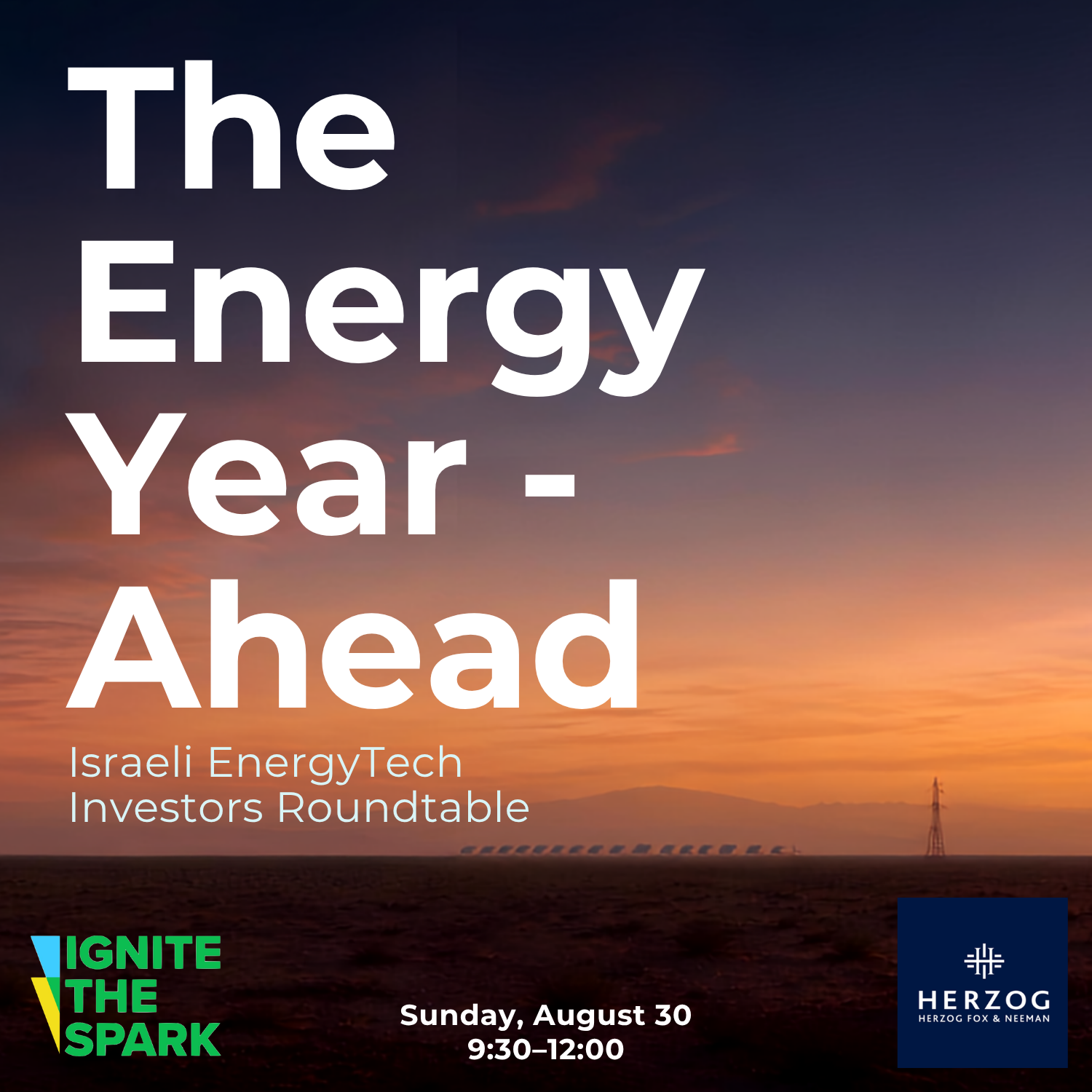 The Turning Point - A Closed Israeli EnergyTech Investors Roundtable