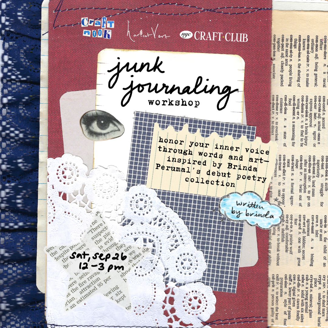 junk journaling w/ @writtenbybrinda & @nyccraftclub