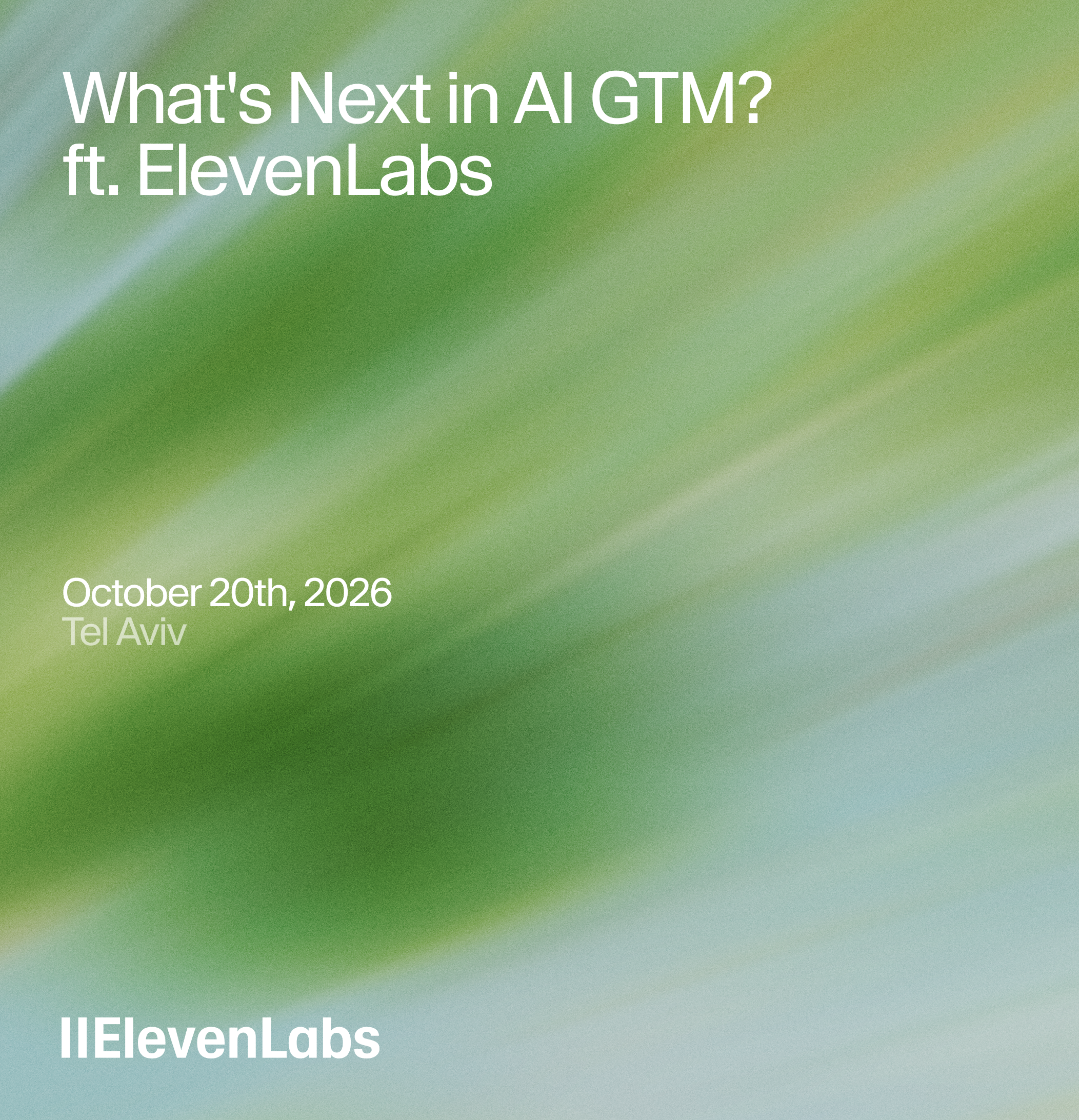 Что дальше в AI GTM? с участием ElevenLabs