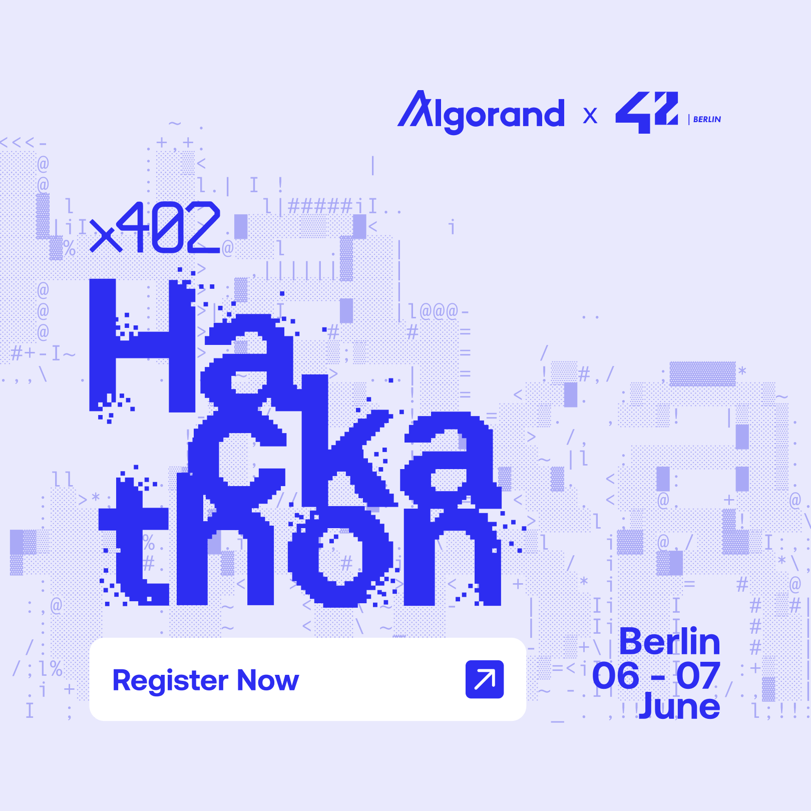Algorand Builders Berlin: Agentic Commerce x402 Hackathon $20,000 prizepool