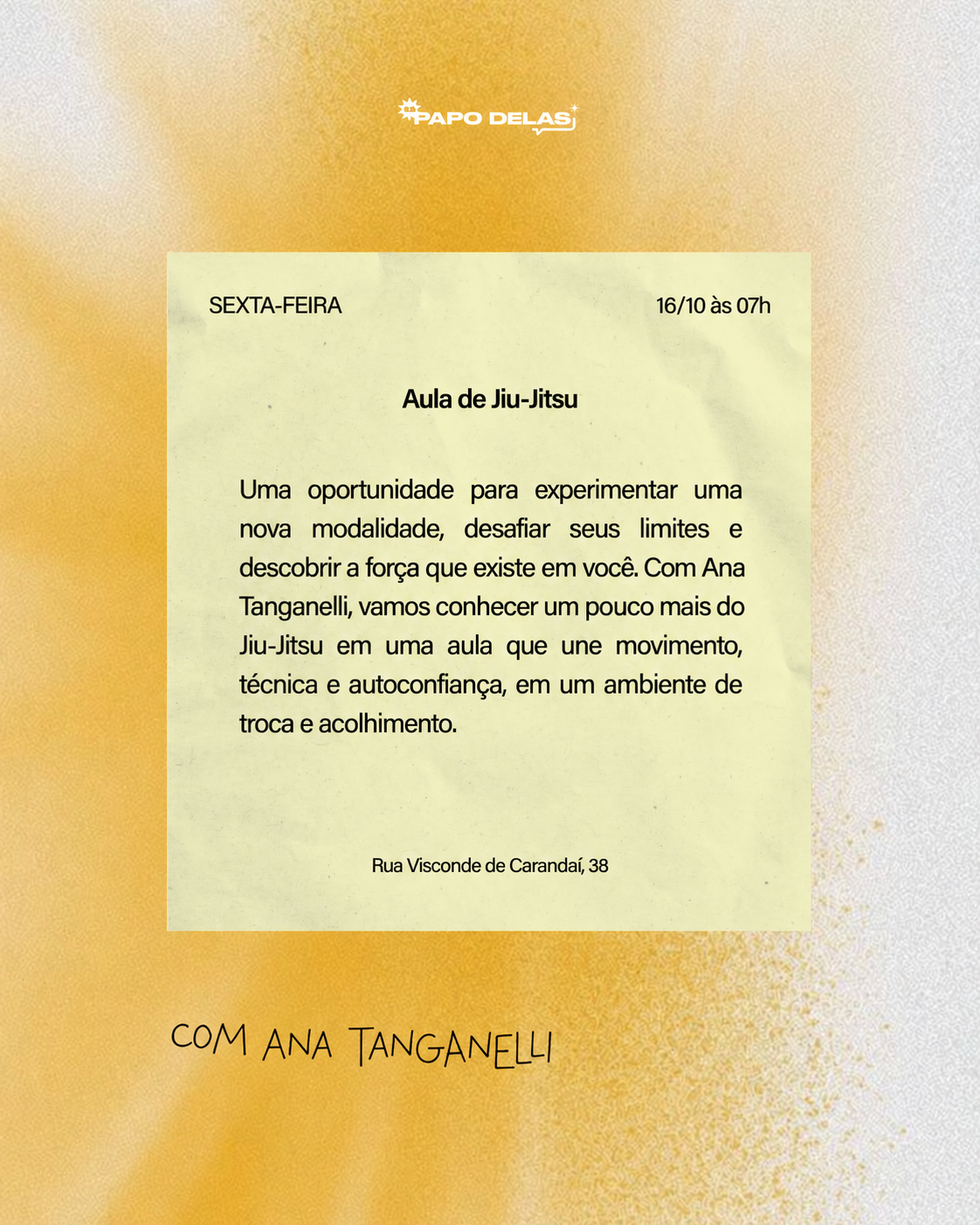 Aula de Jiu-Jitsu com Ana Tanganelli: força, movimento e autoconfiança