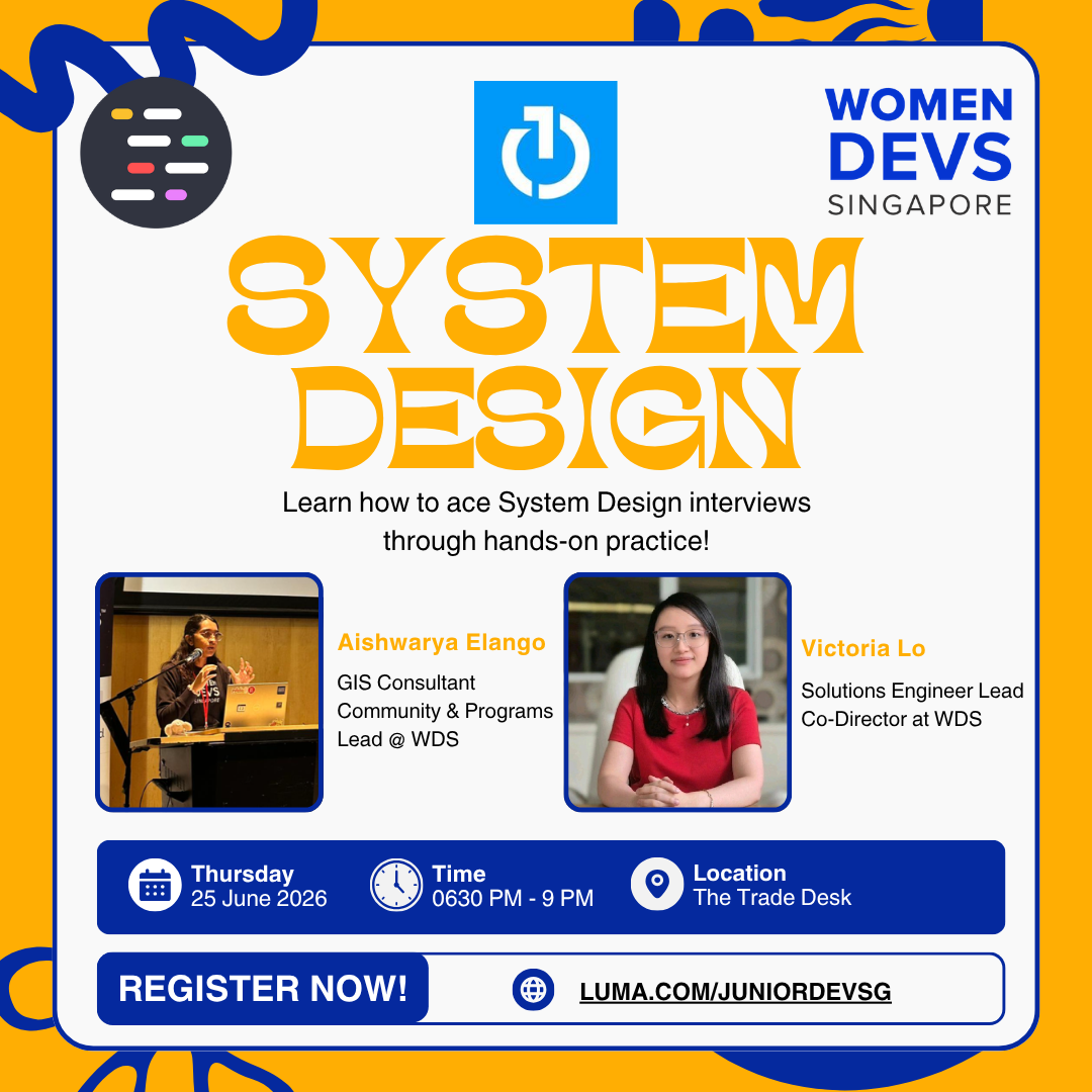 Cover art for #🔥 JDS x WDS Code Mentoring Programme: System Design — The Trade Desk (Singapore) Pte LTD