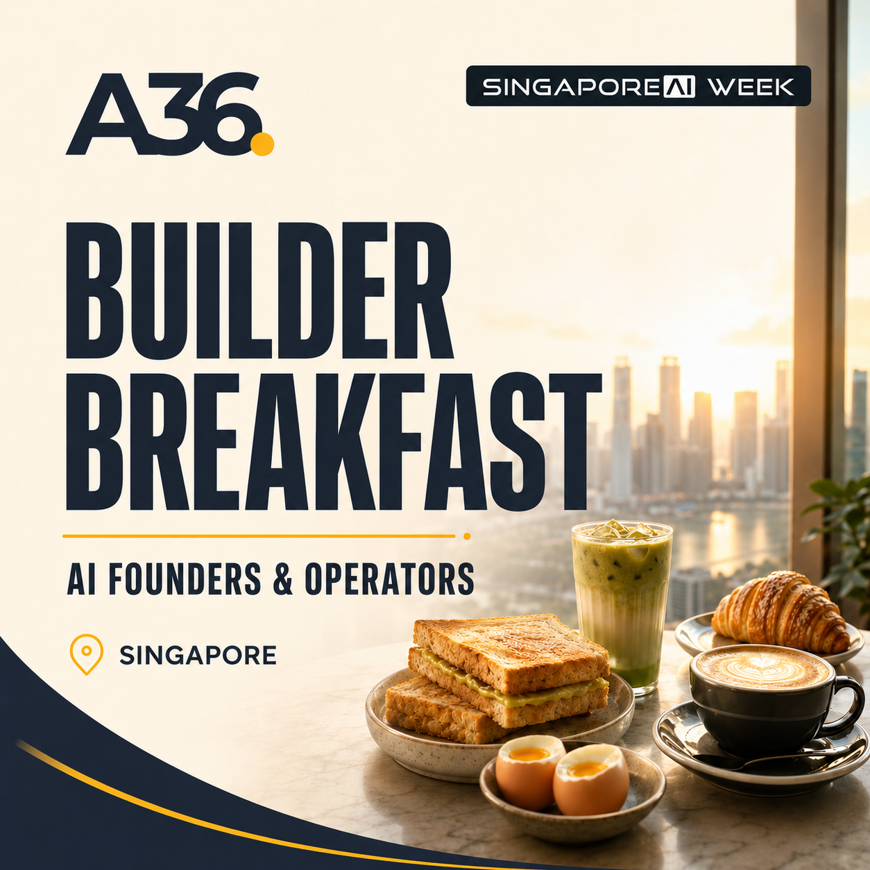 Cover art for #A36 Builder Breakfast: AI Founders & Operators | Singapore — Singapore