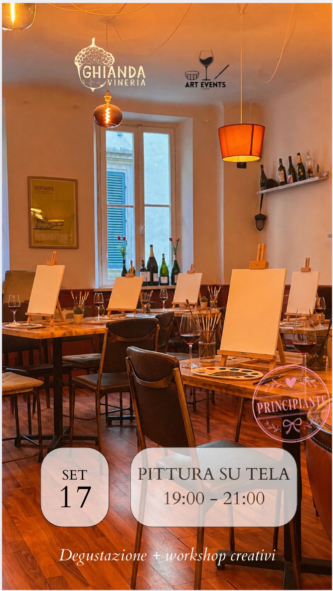 AperiPittura al Vineria Ghianda / 17 di Settembre
