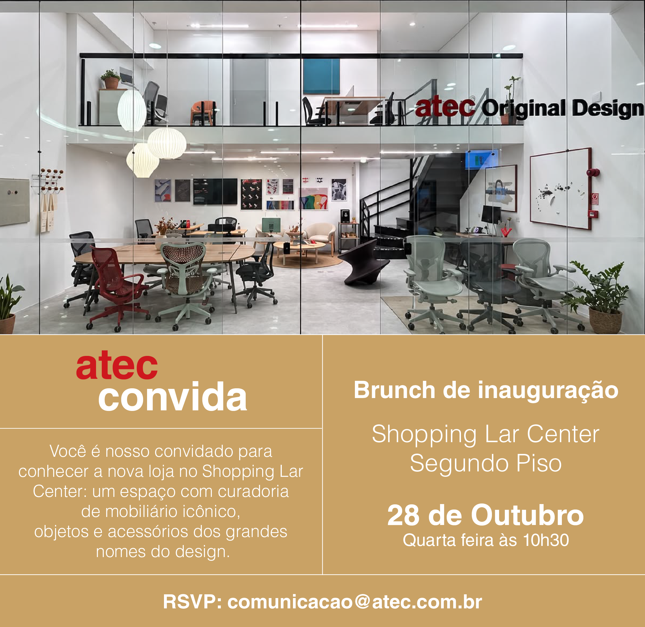Inauguração nova Loja Atec Original Design - Shopping Lar Center