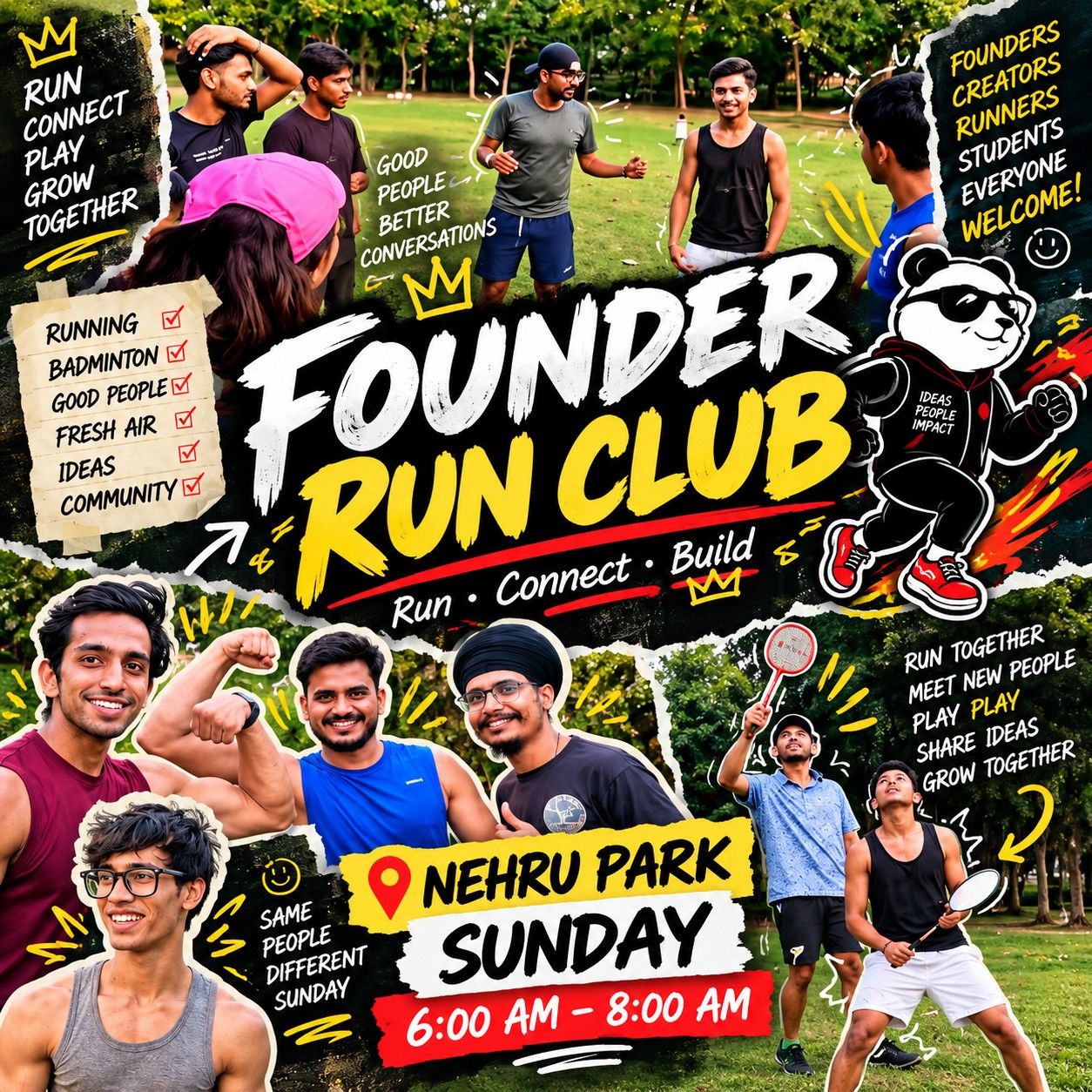 🏃‍♂️ Sunday Run — Run. Play. Connect.