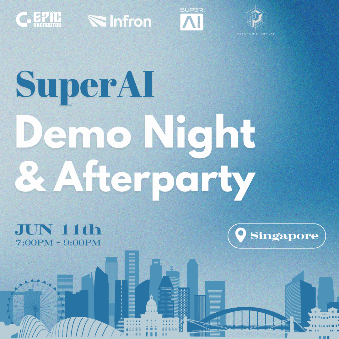 Cover art for #Singapore SuperAI Demo Night & Afterparty — Central Area