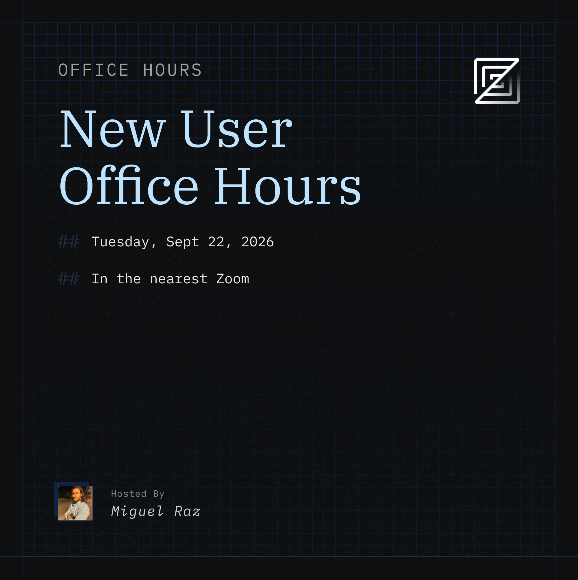 New User Office Hours
