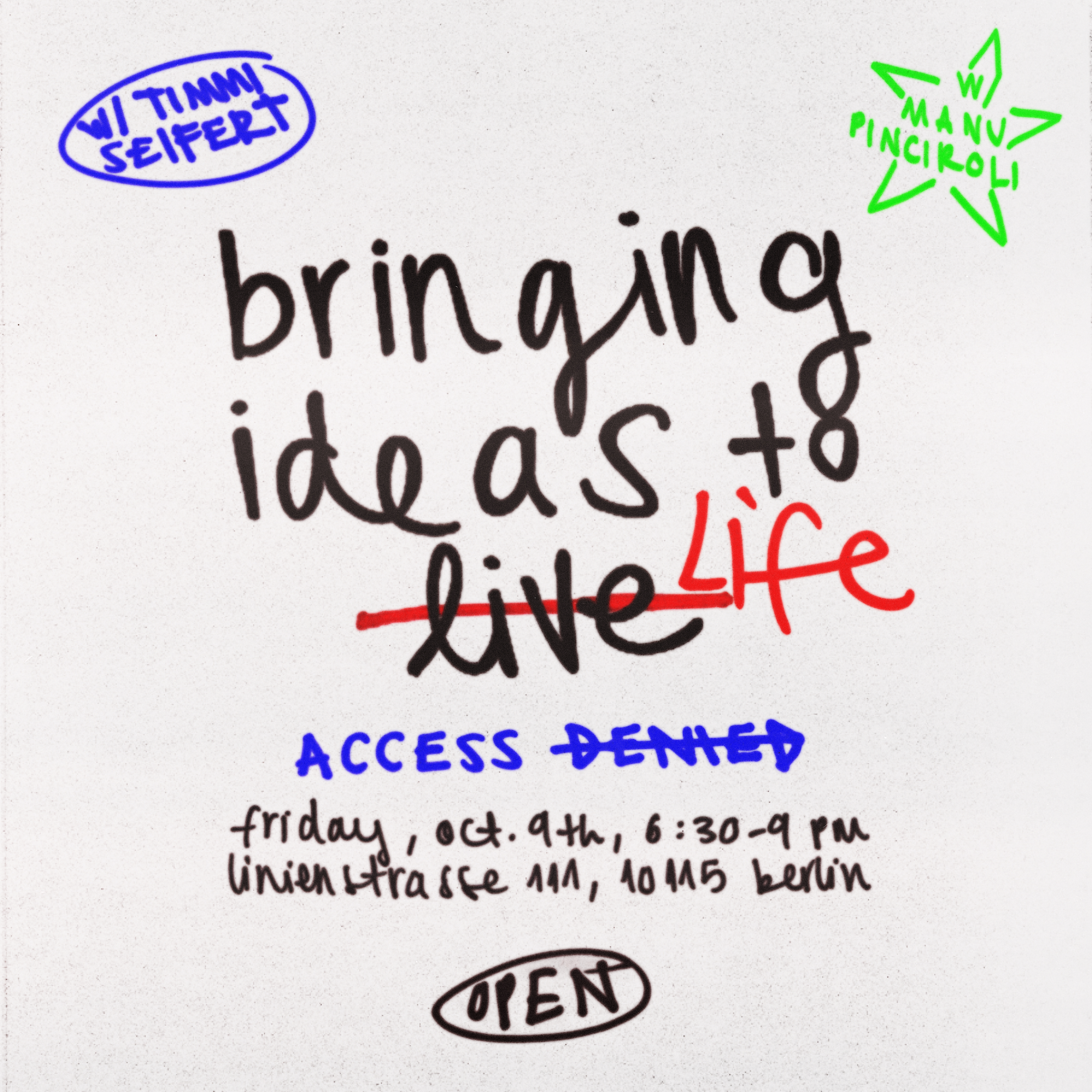 Access (Denied) x Tim Seifert & Manuel Pinciroli