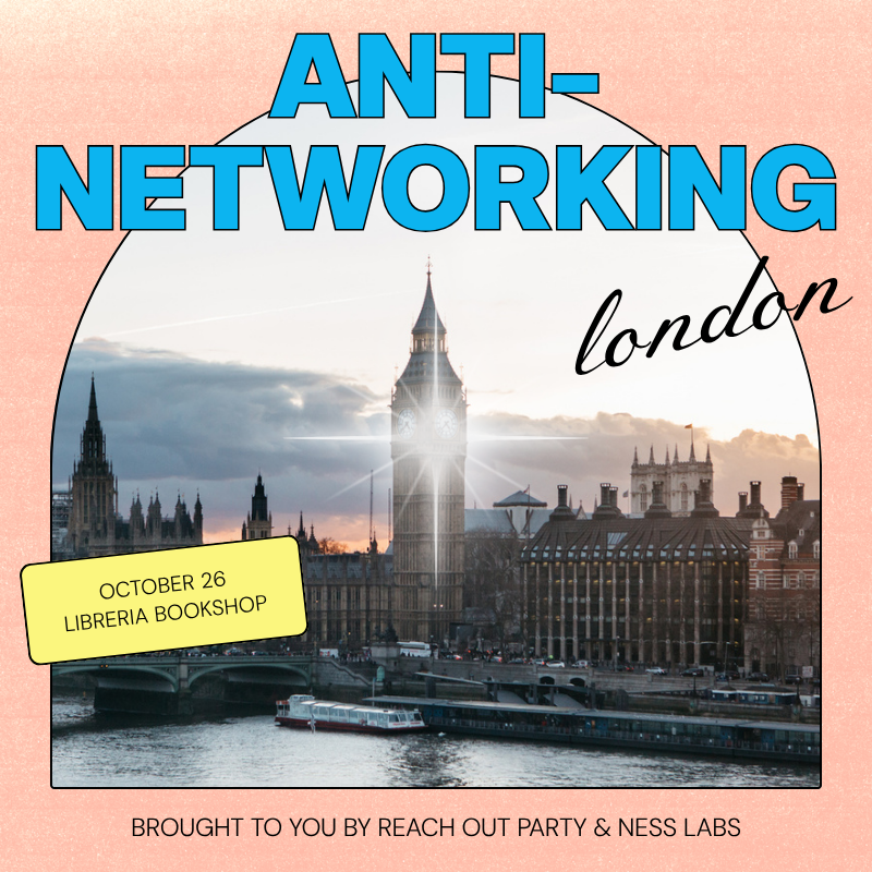 Anti-Networking Event (Monday, October 26)