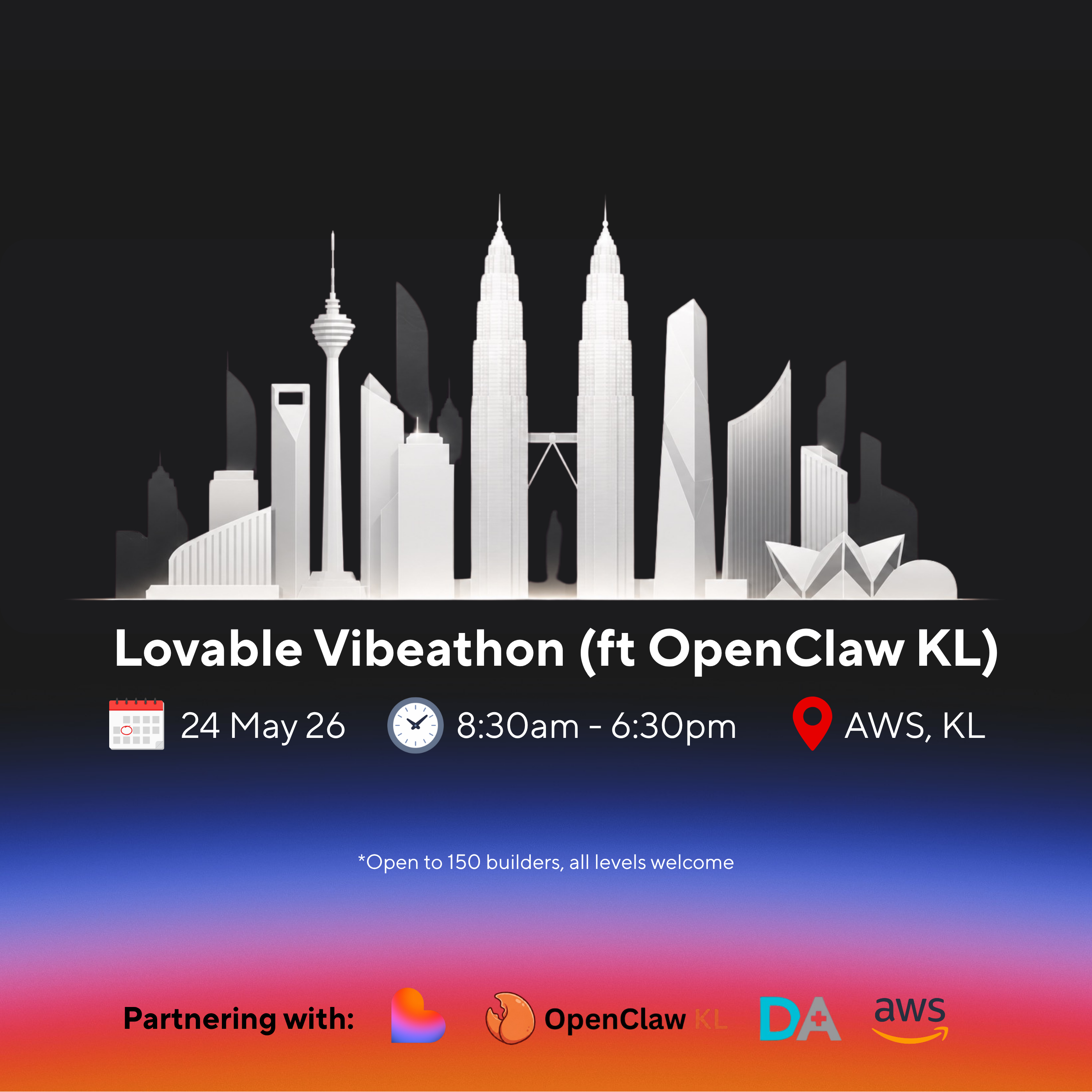 Lovable Vibeathon KL (ft. OpenClaw KL)
