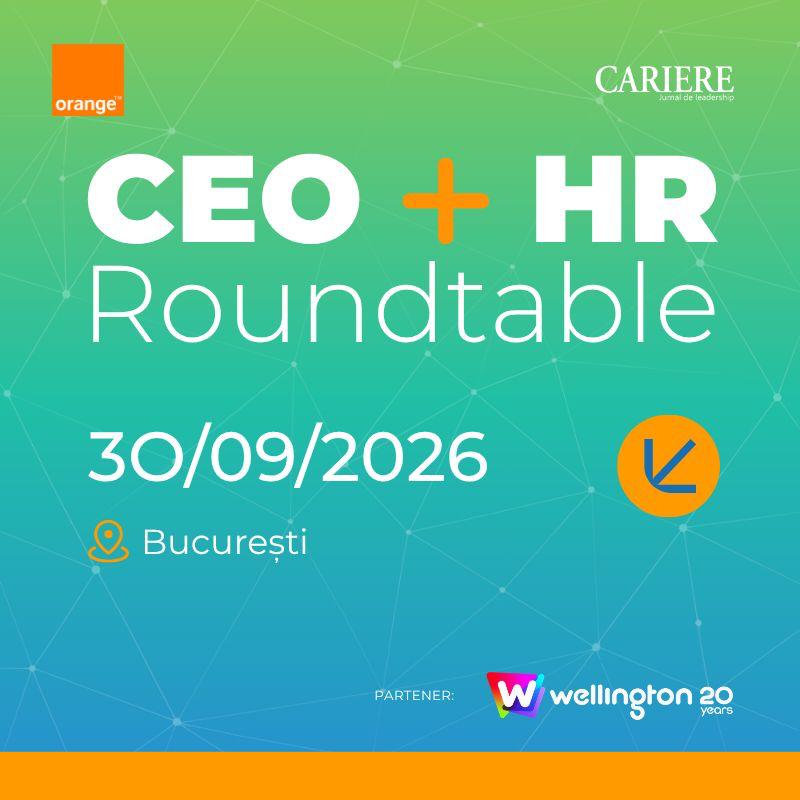 CEO+HR Roundtable, 30. September 2026, Bukarest