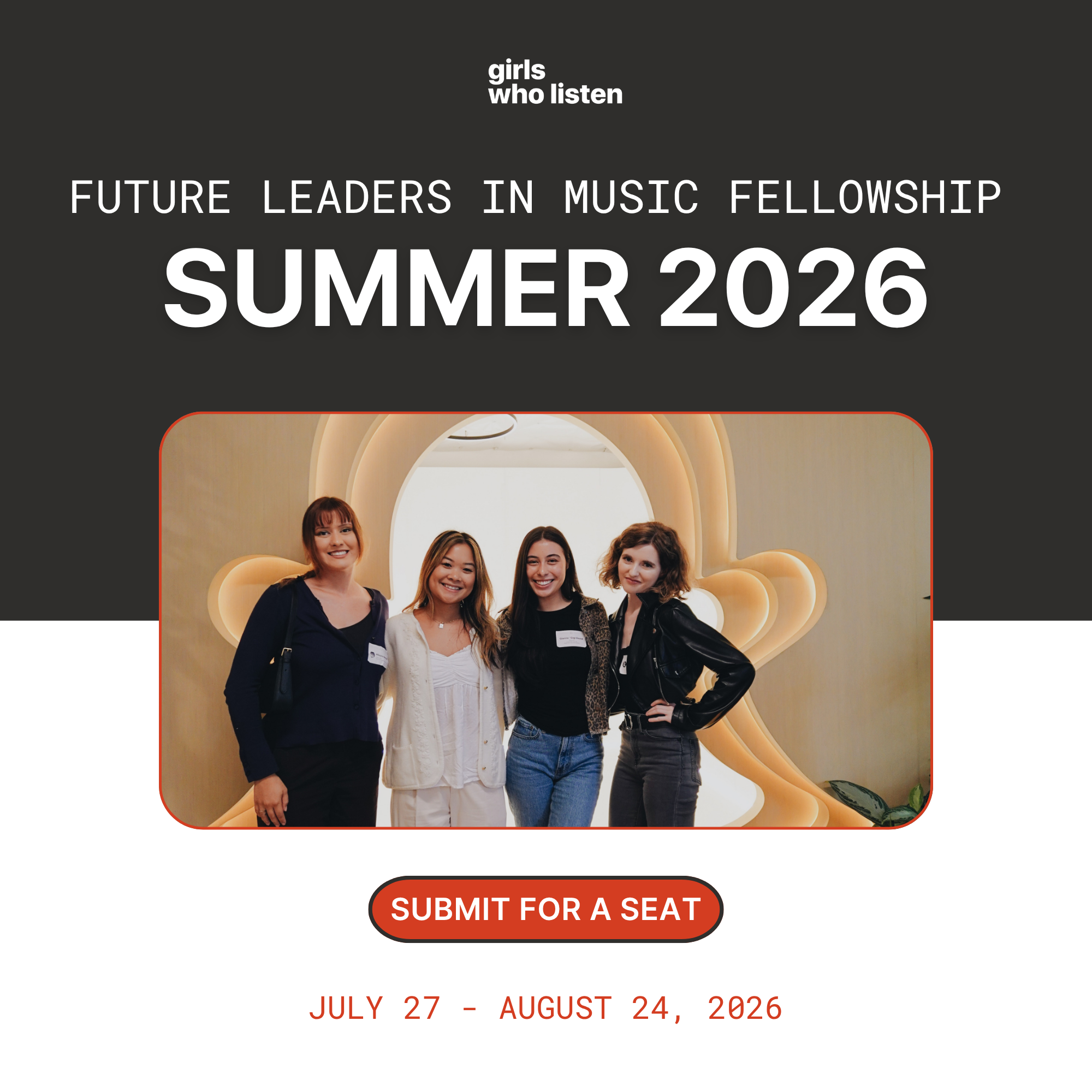 Girls Who Listen Fellowship 2026