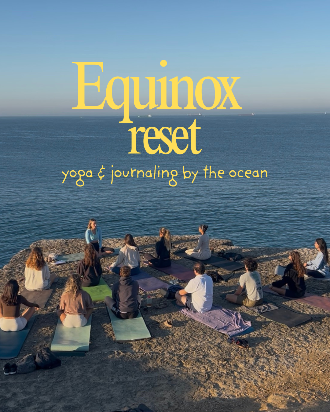 Equinox reset: yoga & journaling by the ocean