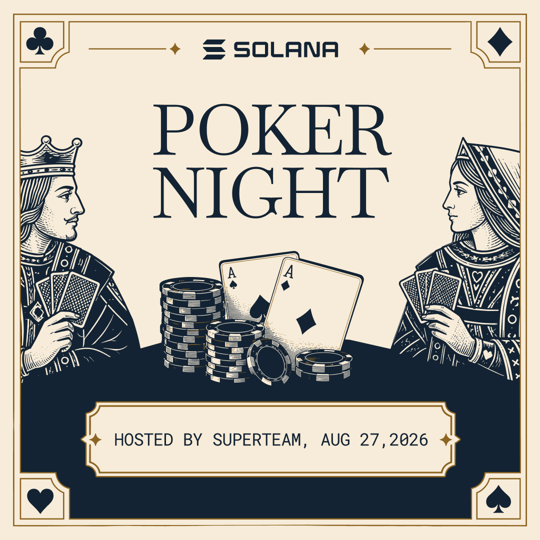 Solana Poker Night | London