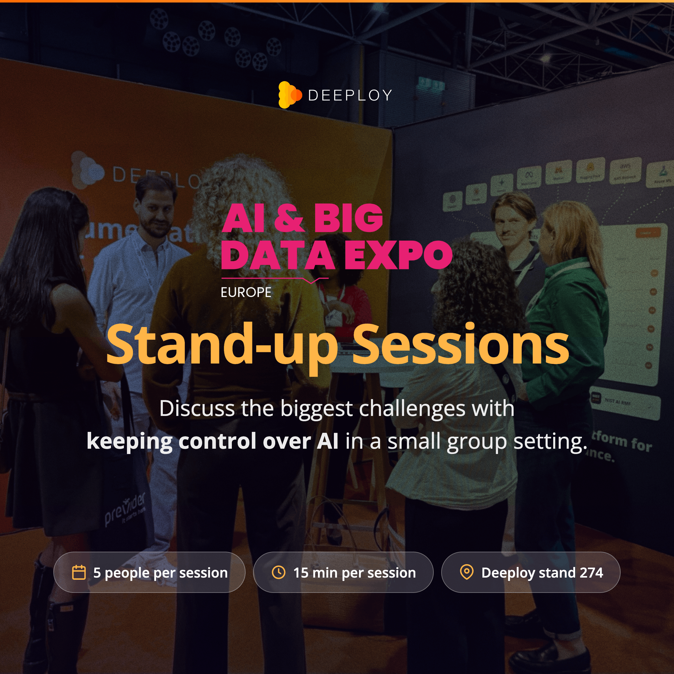 Stand-up Sessions @ AI & Big Data Expo Europe