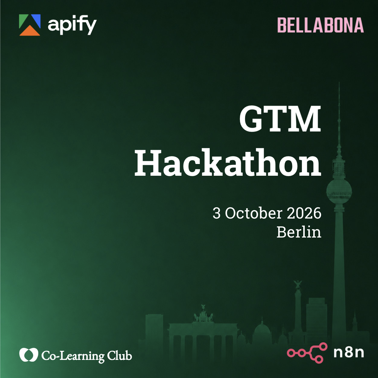 GTM Hackathon Berlin | powered by Apify and Bella&Bona