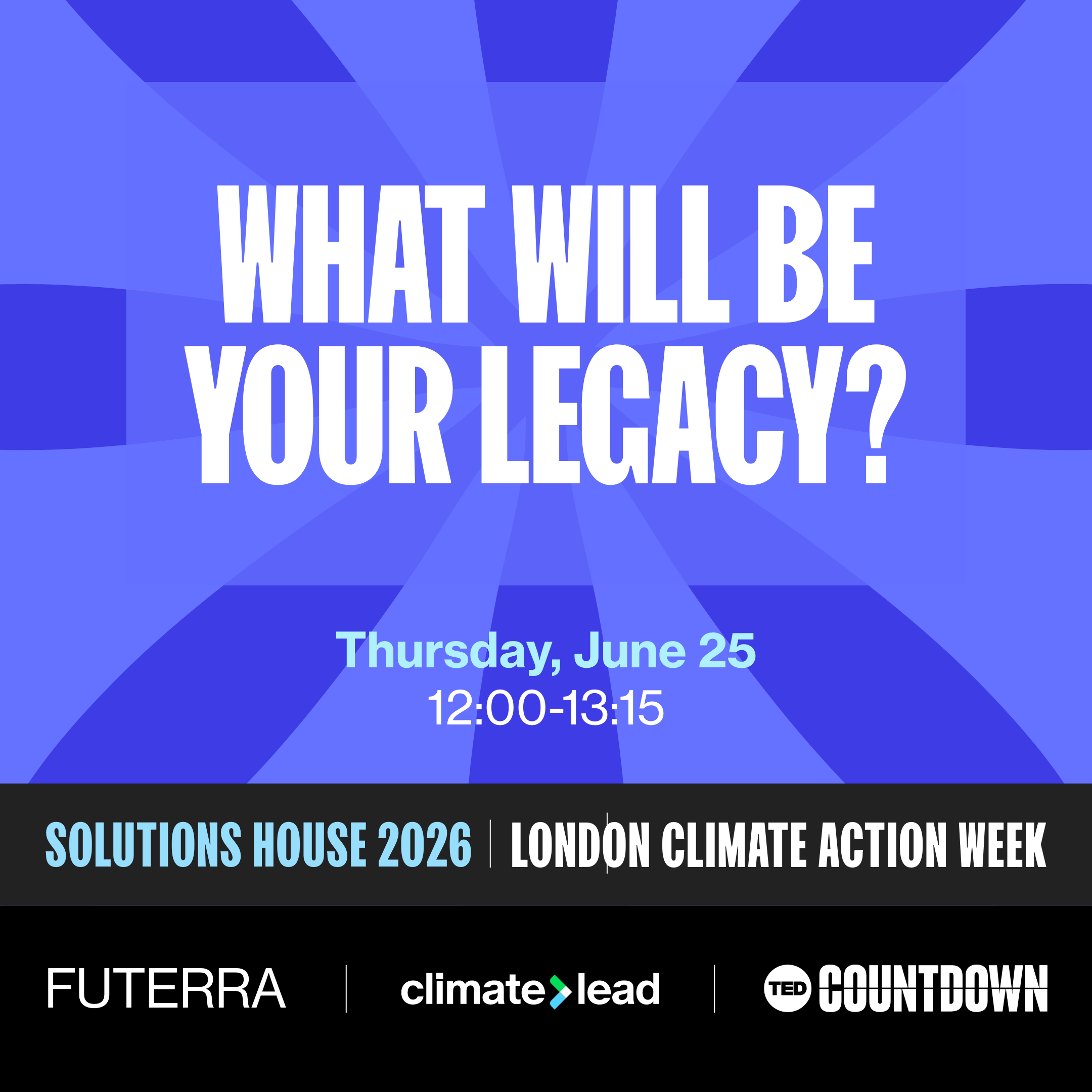Cover art for #What Will Be Your Legacy? A conversation with Roman Krznaric - With Climate Lead and TED Countdown — London, United Kingdom