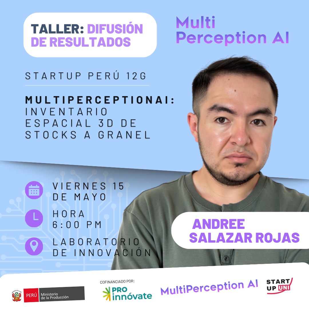 TALLER DE DIFUSIÓN DE RESULTADOS SUP 11G "MultiPerception AI"