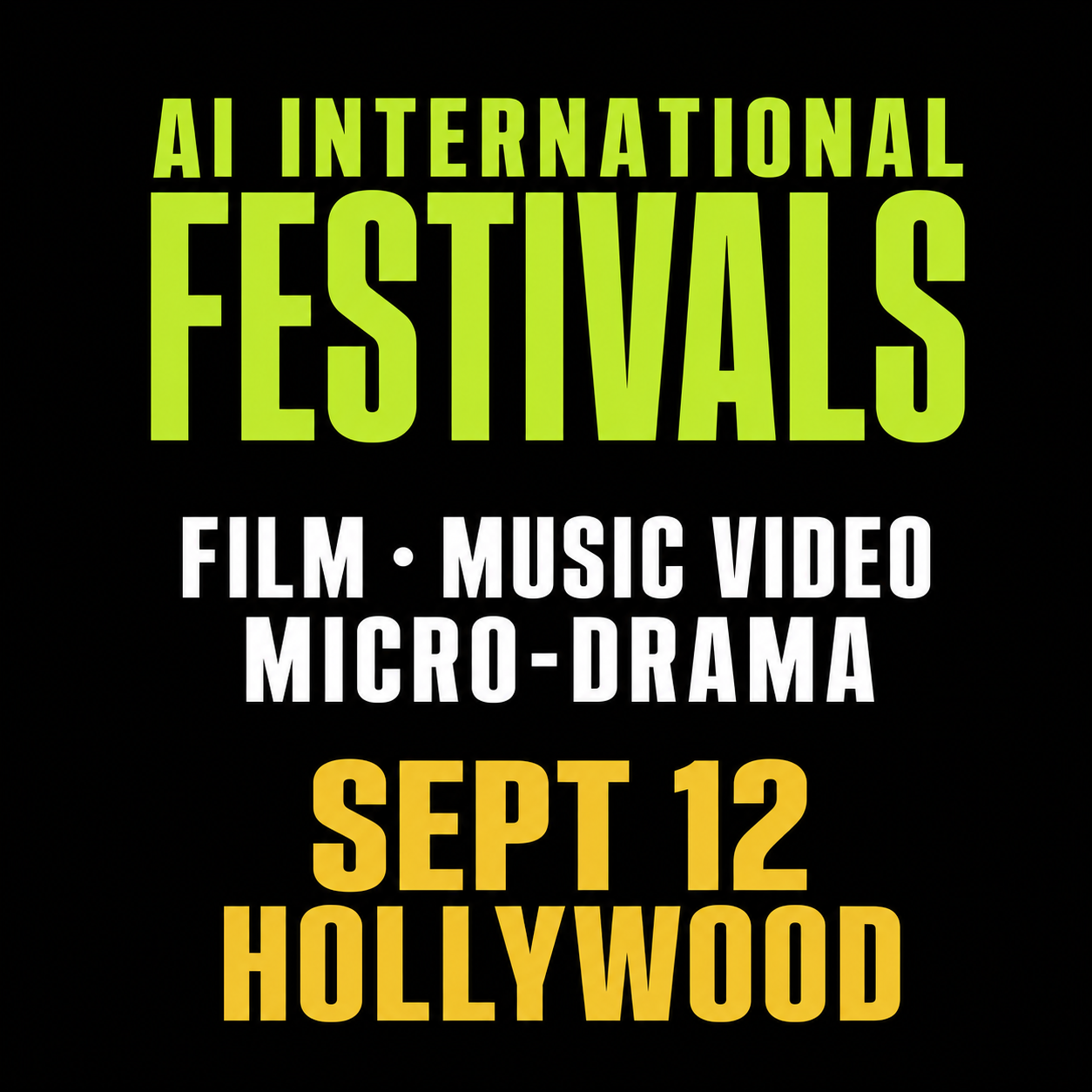 Festiwale Filmowe AI w Hollywood — 6 światowych premier + na żywo z twórcami filmowymi