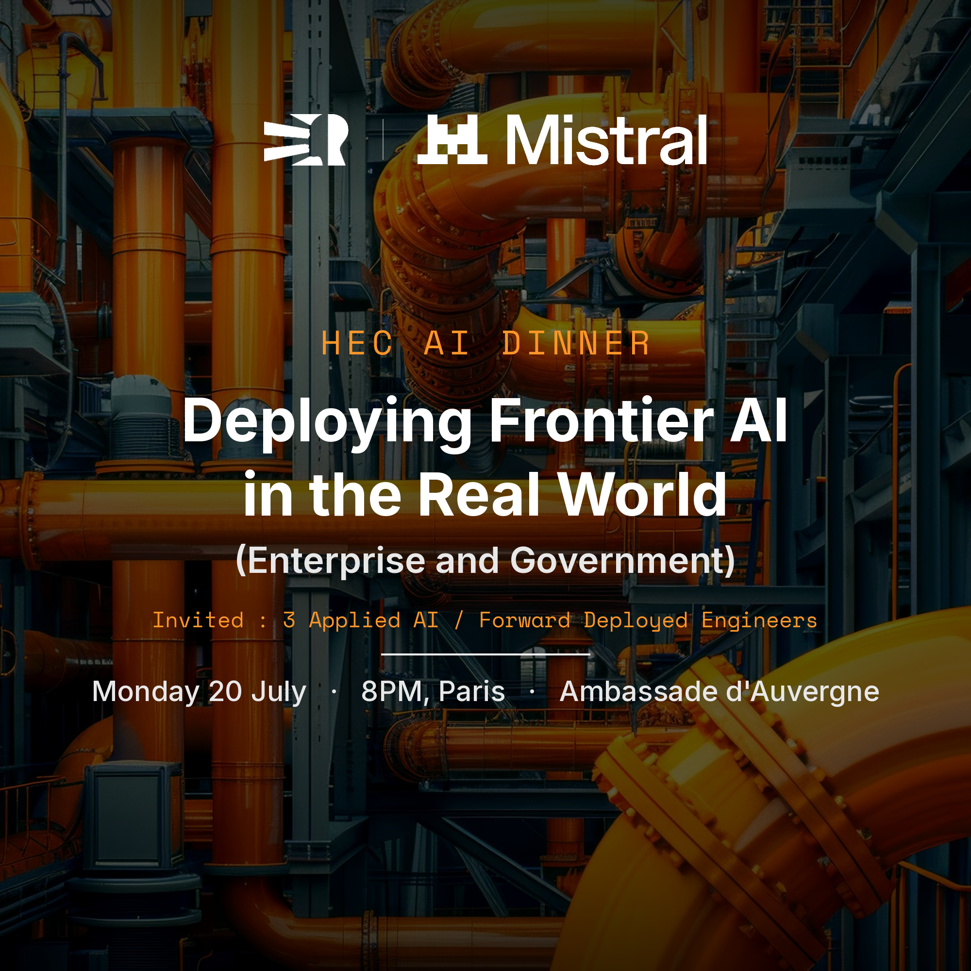 Mistral AI & HEC IA - Dinner