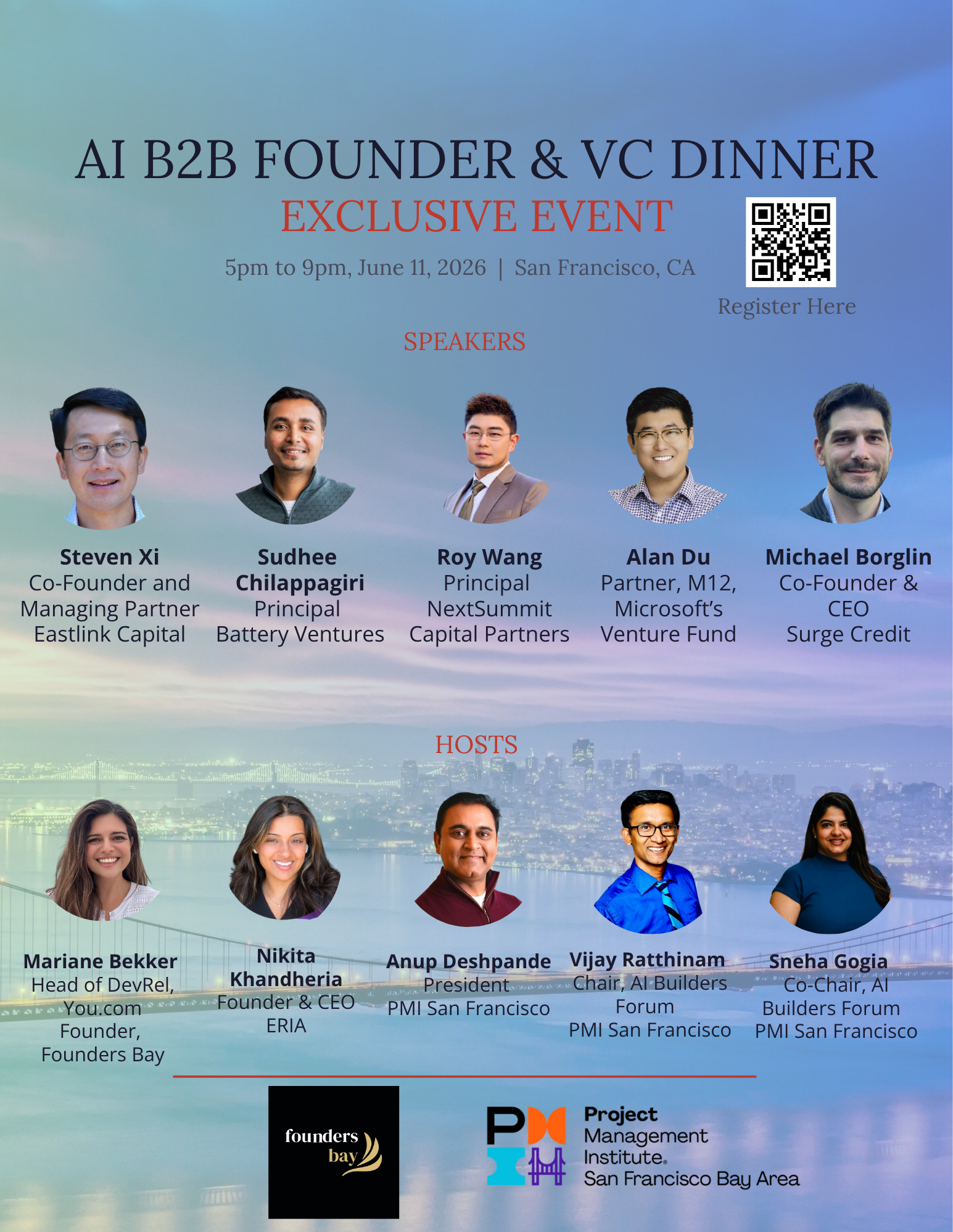 Cover art for #AI Builders Forum Social - Dinner, DJ & Happy Hour — San Francisco, CA