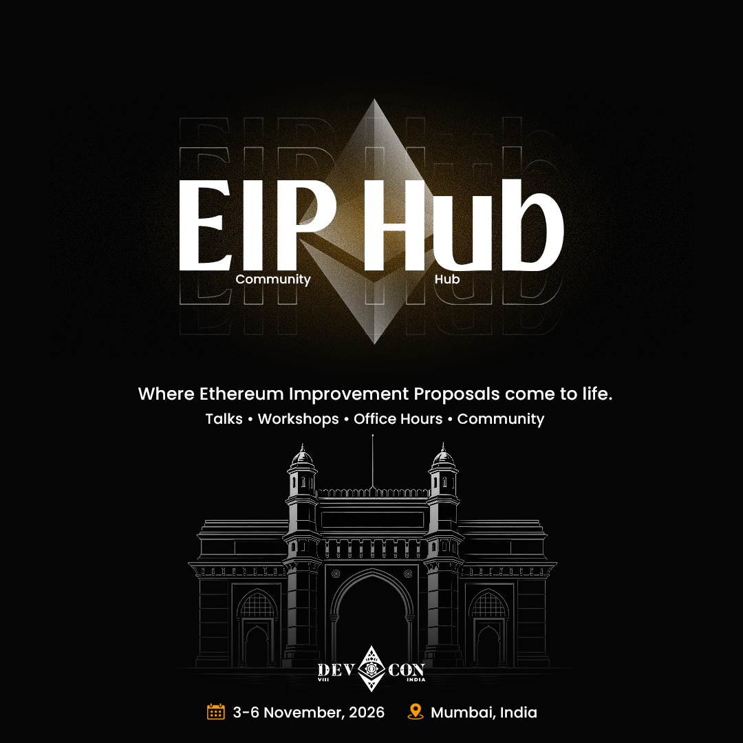 EIP Hub @ Devcon 8 India - Where Ethereum Standards Come Together