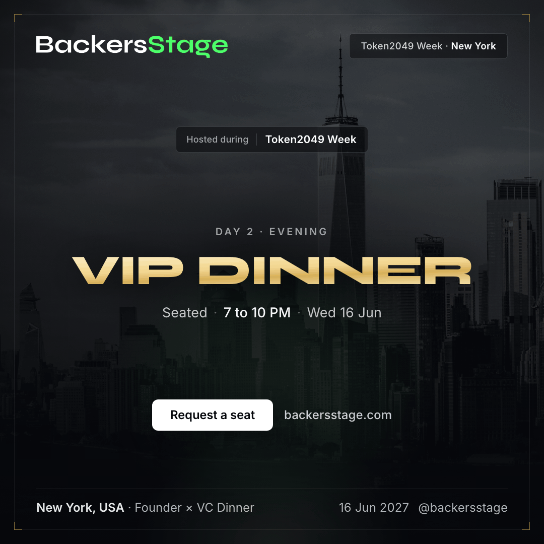 Founder x VC Summit | VIP Dinner | USA 🇺🇸