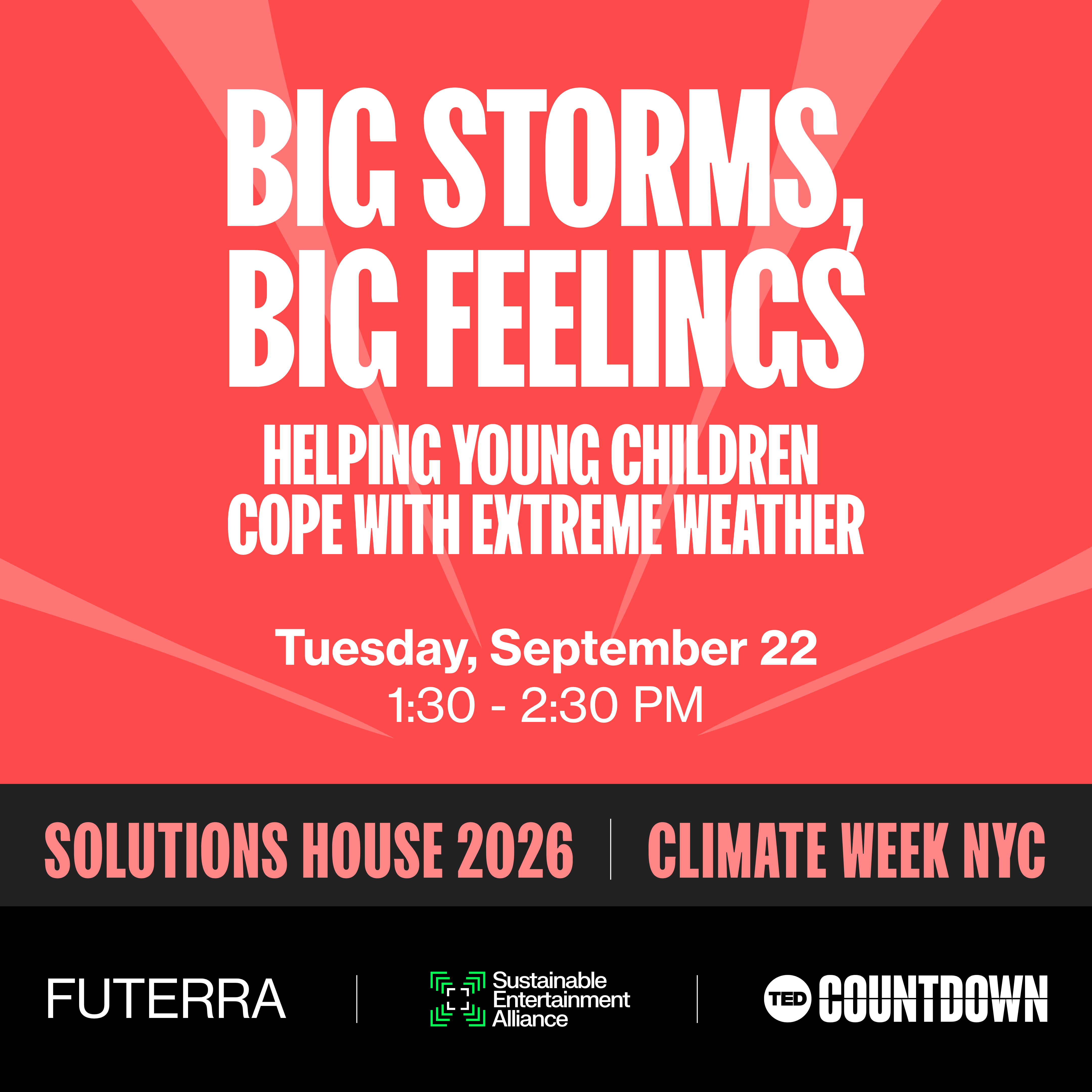 Big Storms, Big Feelings - Helping young children cope with extreme weather