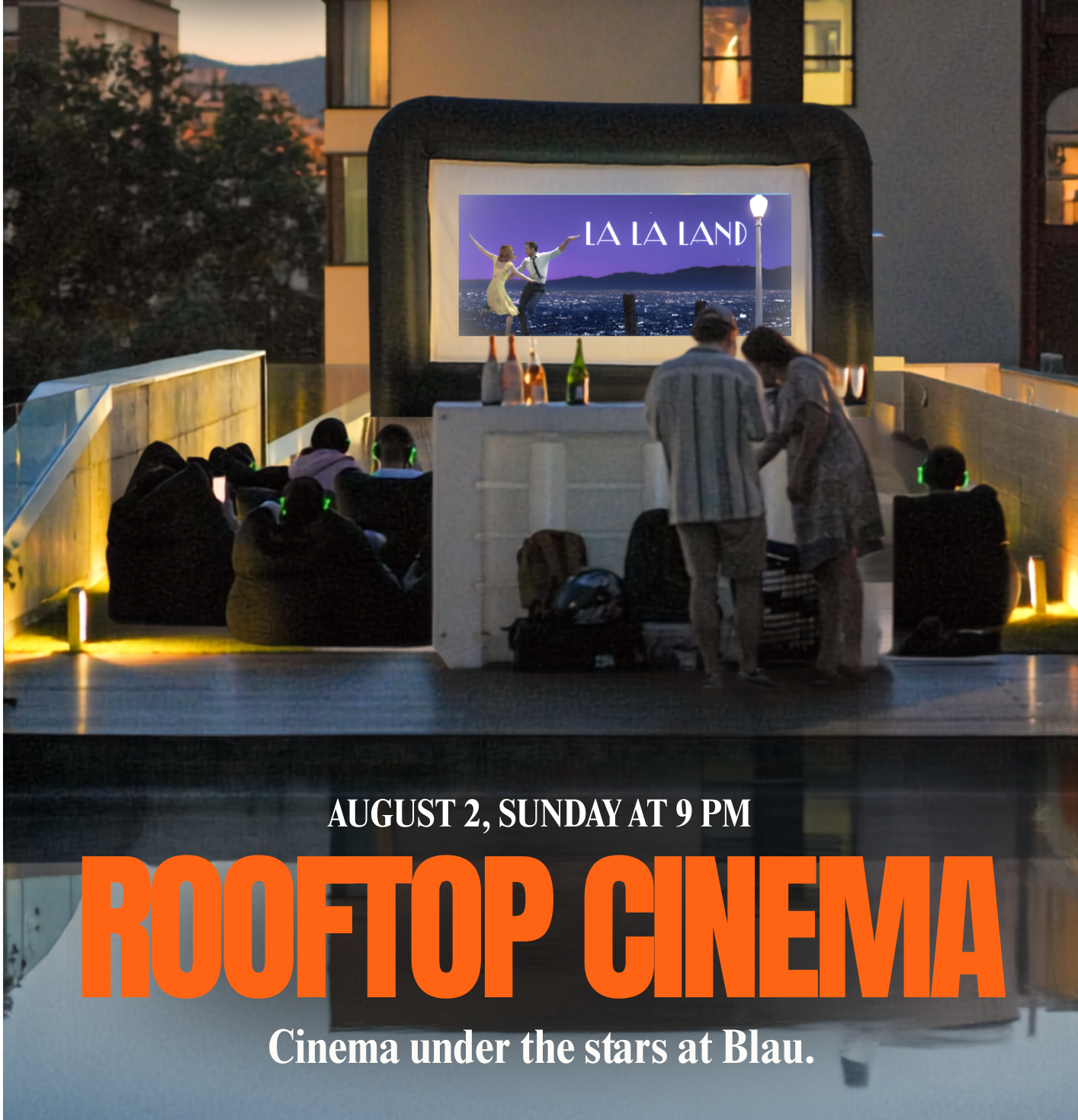 Rooftop Culinary Cinema & Silent Movie Night: La La Land