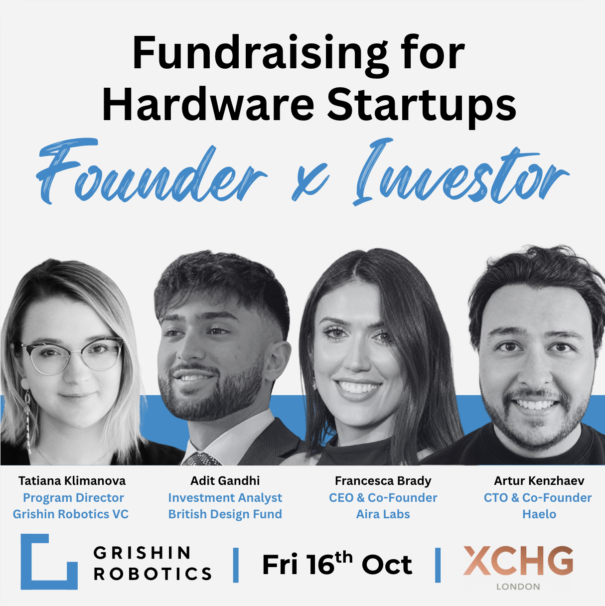 Founder x Investor: Fundraising for Hardware Startups