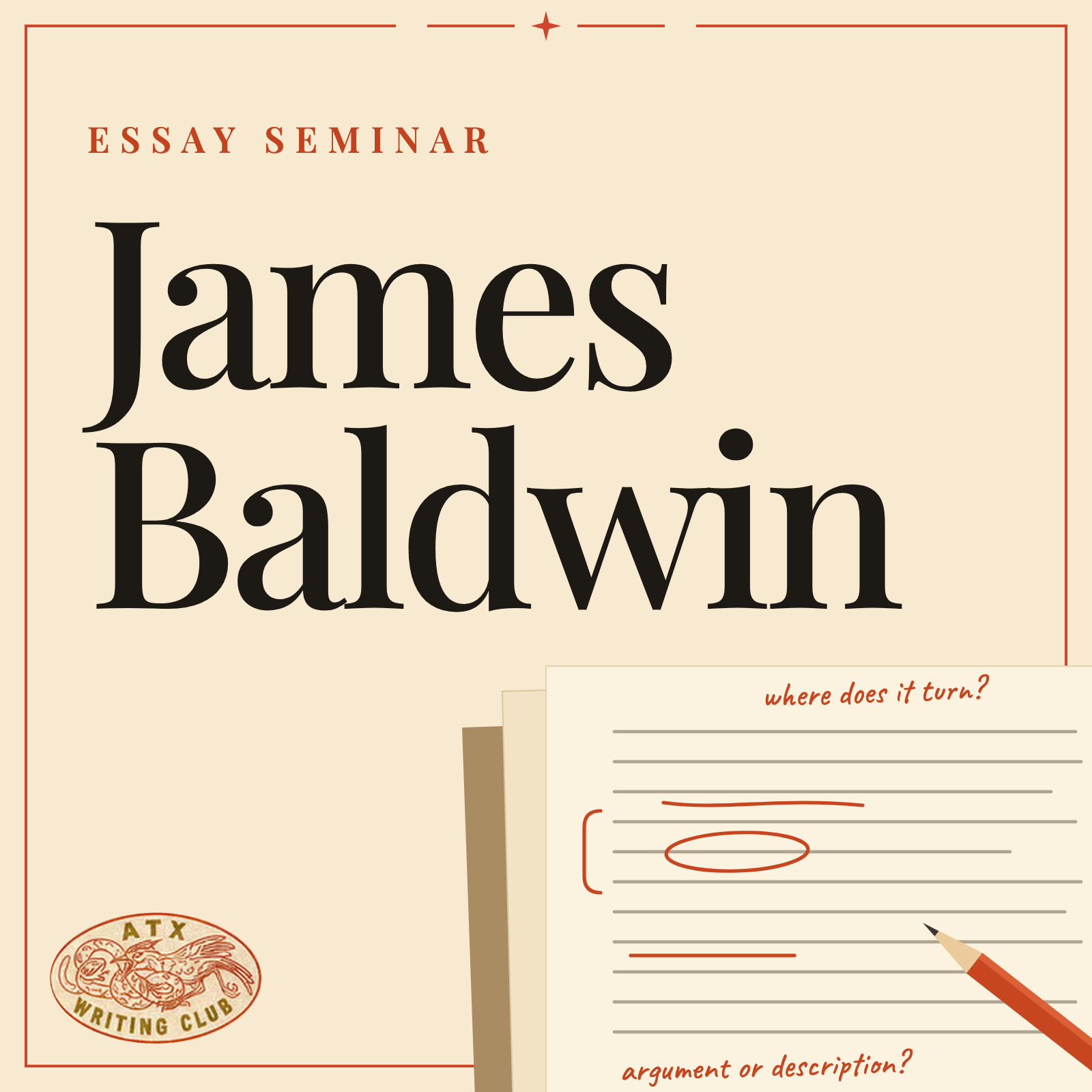 Essay Seminar: James Baldwin