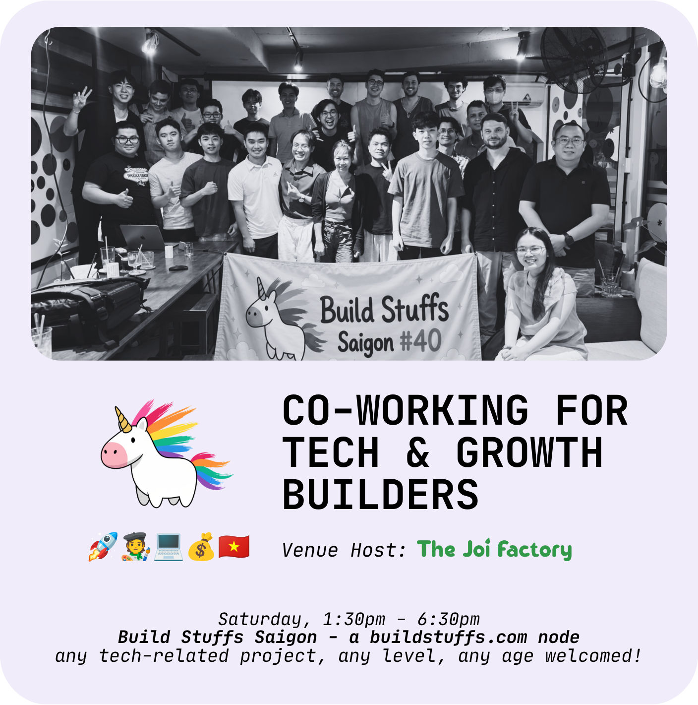Cowork Showcase for Tech/Growth Builders - BS41