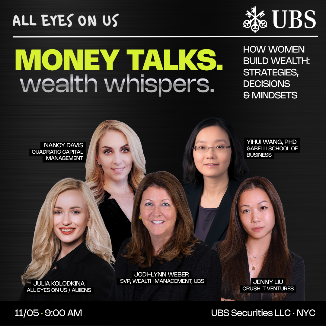 MONEY TALKS. wealth whispers. How women build wealth: strategies, decisions & mindsets
