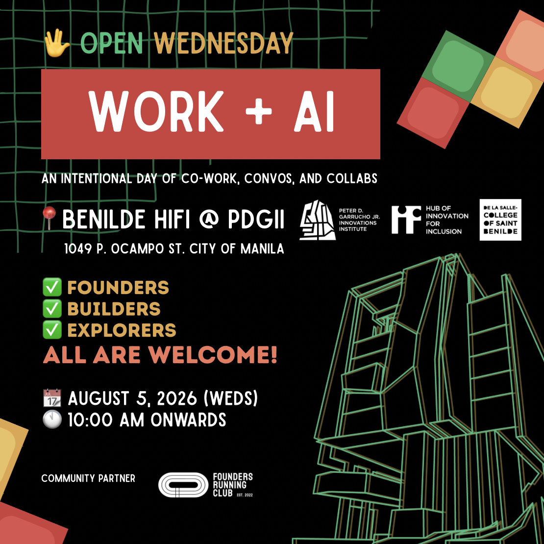 Apertura Miércoles: TRABAJO + IA en Benilde HiFi