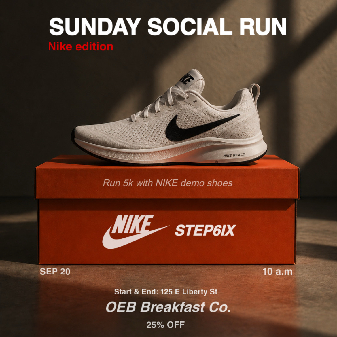 Step6ix Sunday Social Run