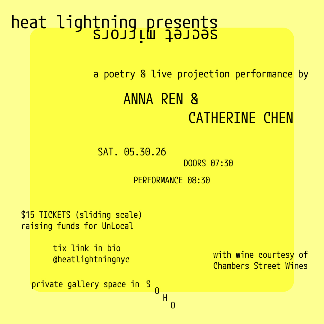 Cover art for #Heat Lightning: Secret Mirrors — New York, NY