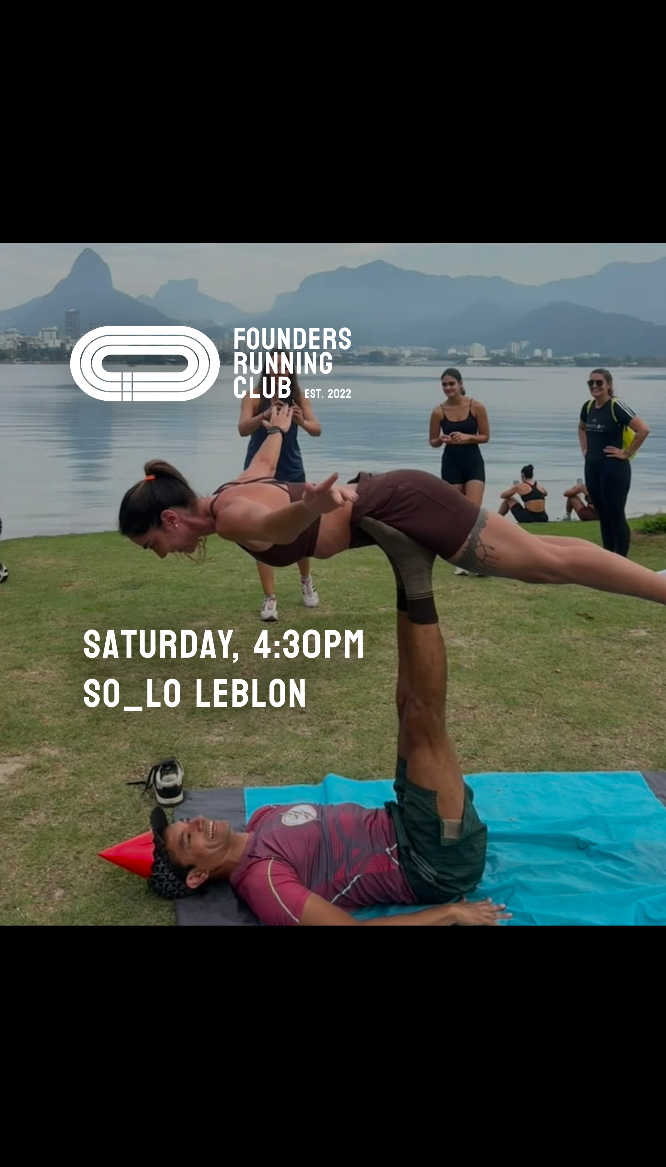 Founders Running Club + Acroyoga at the Beach