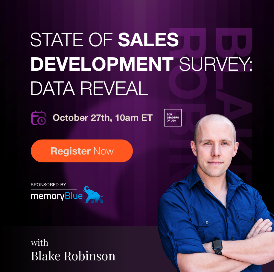 Cover image for State of Sales Development Survey: Data Reveal!